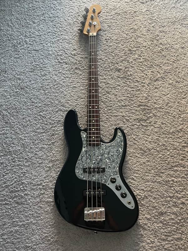 Fender Standard Jazz Bass Vintage 1992 MIM Black Rosewood 4-String Bass Guitar image 1