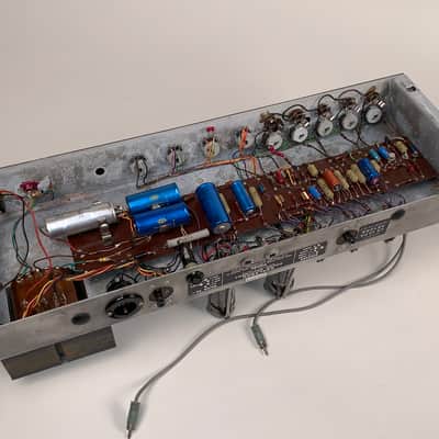 RARE 1970's Carlsbro CS 60 PA 60w Reverb Amp with 2x12 20w Celestian Towers image 19
