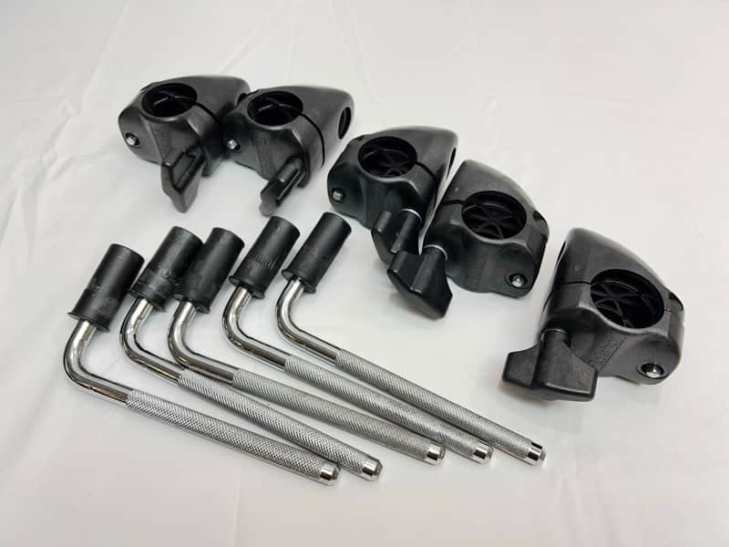 FIVE Roland MDH-10U V-Drum Cymbal Rack Clamp MDH10U Mount L-Rod MDC10U image 1