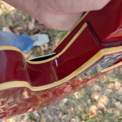Greco EG-135 Hollowbody Guitar 60s - Cherry Red image 7