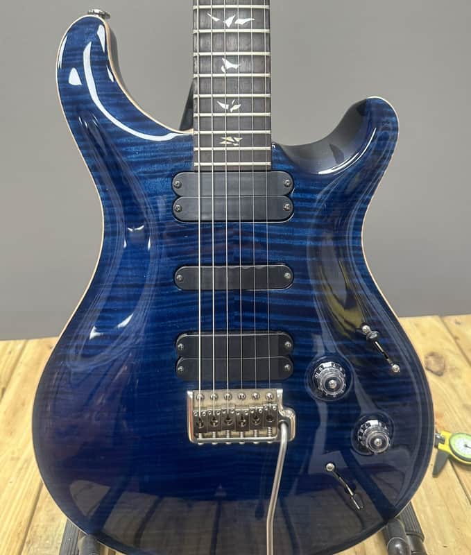 2005 PRS 513 Whale Blue Brazilian RW Neck And Fingerboard 10 Top w/OHSC image 1
