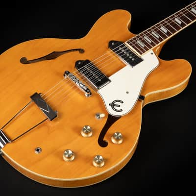 2001 Epiphone Casino Reissue - Natural | Korea Peerless Hollowbody P-90 Pickups 2.6kg | OHSC image 5