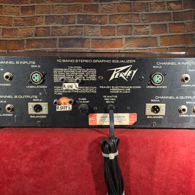 Peavey Ten-Band Stereo Graphic Equalizer image 8
