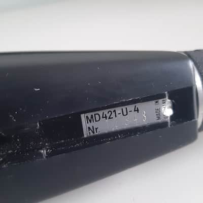Sennheiser MD 421-U4 Cardioid Dynamic Microphone 1960s - 1990s - Black image 10