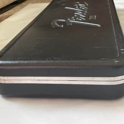 1980's Fender USA Stratocaster Telecaster Black Molded Hardshell Guitar Case & Keys image 5