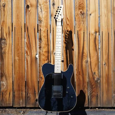 Schecter USA CUSTOM SHOP PT Black/Maple Neck 6-String Electric Guitar w/ Case (2025) image 3