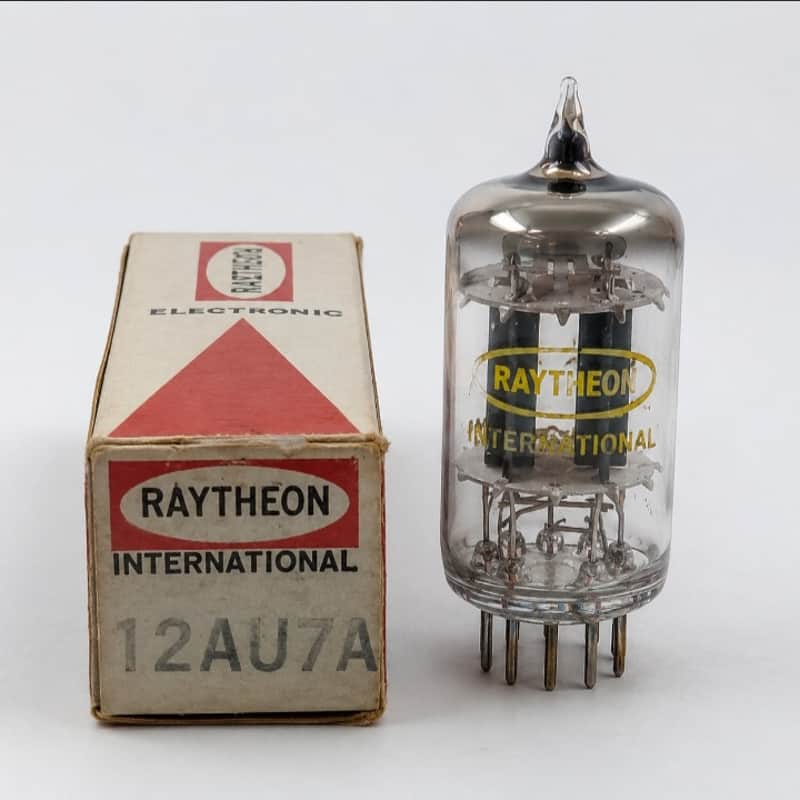 NOS RAYTHEON JAPAN 12AU7A/MAXI PREAMP TESTED image 1