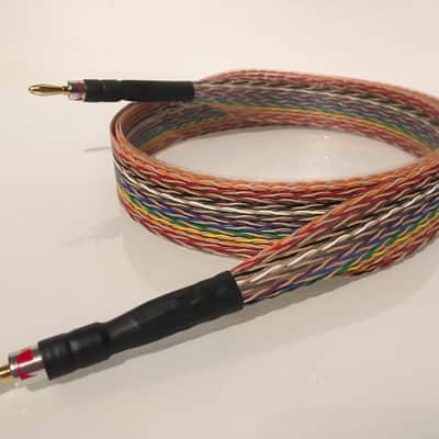 Pine Tree Audio 6 foot Rainbow Ribbons 14Awg Speaker Cables image 3