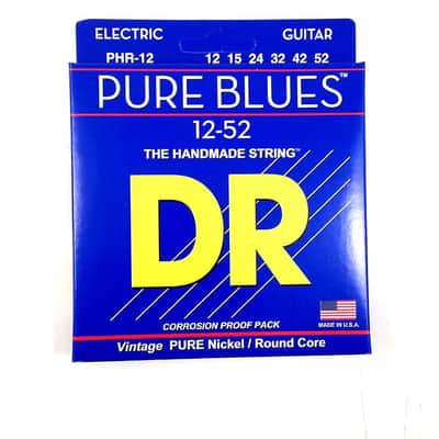 DR Guitar Strings Electric Pure Blues Vintage Pure Nickel 12-52 image 1