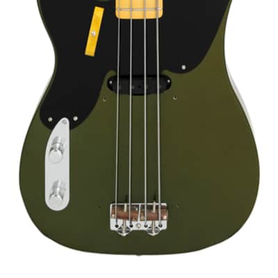 Fender Custom Shop Vintage Custom 1951 Precision Bass NOS Aged Olive Drab Lefty image 2