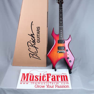 BC Rich NJ Retro Warlock Electric Guitar Sunburst Diamond Inlays Humbucker image 1