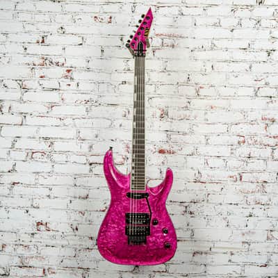 ESP Horizon-1 Electric Guitar, Pink Liquid Metal w/ Original Case x1212 (USED) image 2