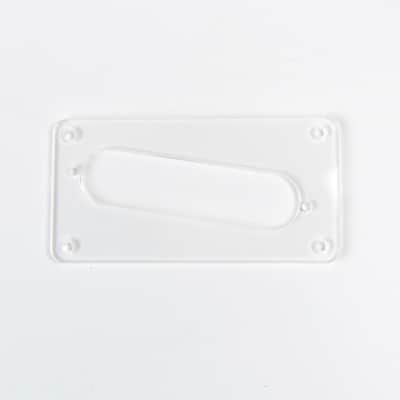 Humbucker To Strat style Singl Coil Pickup Adapter Ring ,Slant ,Clear Transparent