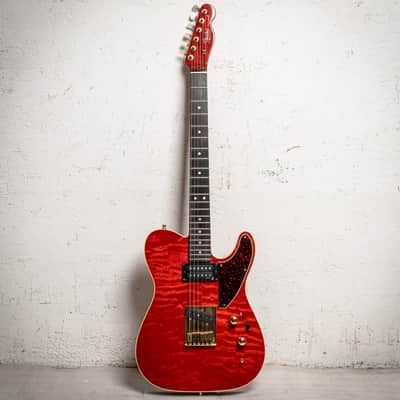 Fender Custom Shop Country Artist Telecaster 1995 - Red Flame Top image 3