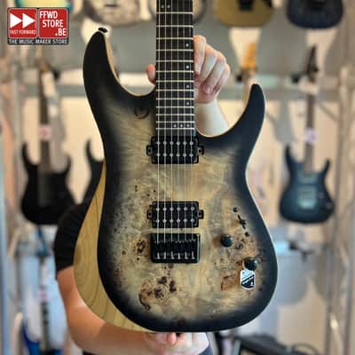 Schecter Reaper-6 - Satin Charcoal Burst image 1