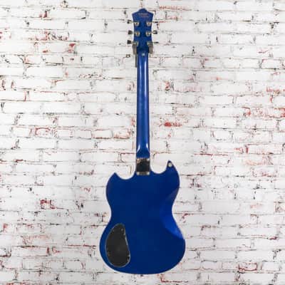 De-Armond - 2000 S-65 Electric Guitar - Blue - x2548 - USED image 4