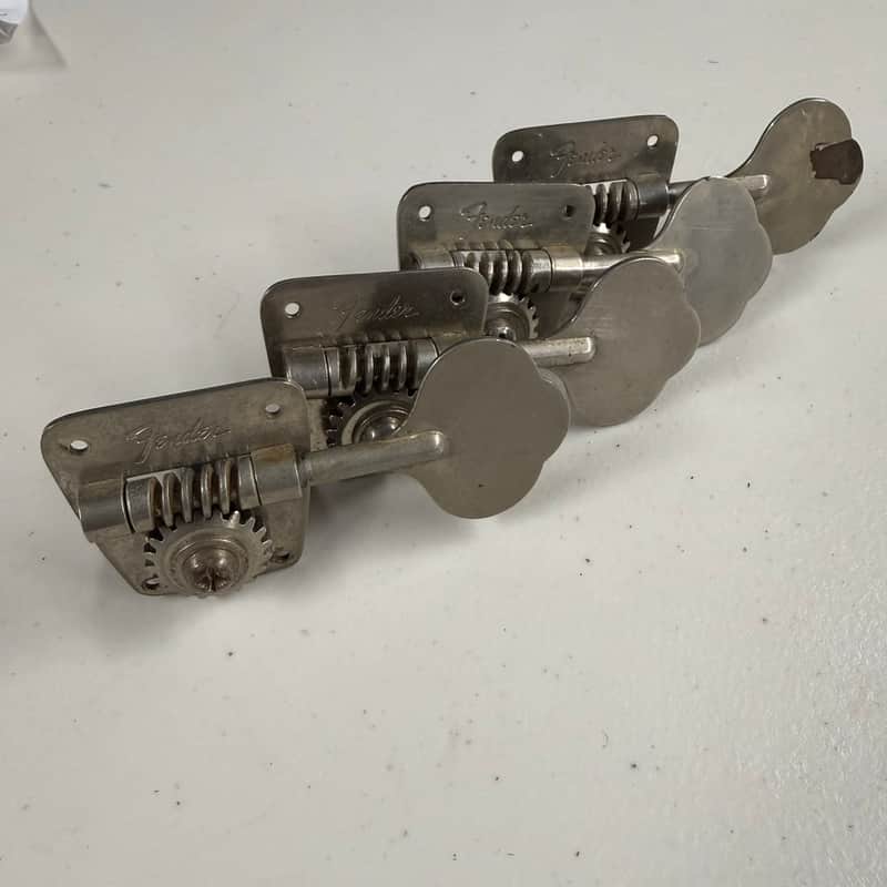 Fender Precision or Jazz Bass Vintage Tuners 1970's (T-453) image 1