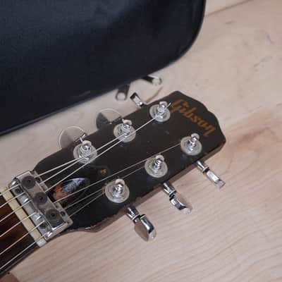 Gibson Melody Maker MOD 1964 Stained Mahogany Refinish Kahler Tremolo w/ Bag image 4