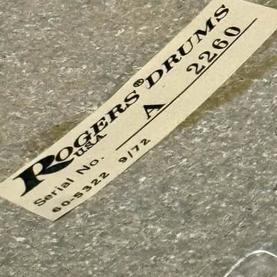 Rogers 16x18 Floor Tom - 3ply - 4 Leg Fullerton Era 1970’s - Koa image 17