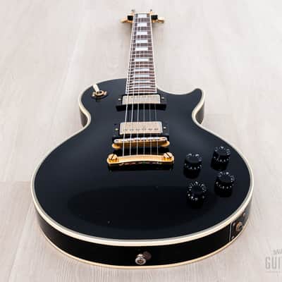 1998 Orville Les Paul Custom LPC-75 Black Beauty Gibson-Licensed, Japan Fujigen image 10