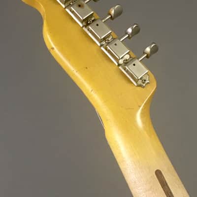 Fender American Vintage Double Bound Solid Body Custom Aged Natural Relic TL71 Tele Guitar 7.1Lb HSC image 10