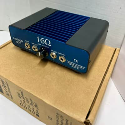 THD Hot Plate Power Reactive Attenuator 16 Ohm Blue Volume Control Load Box Amp Power Soak with Manual and Original Box image 6