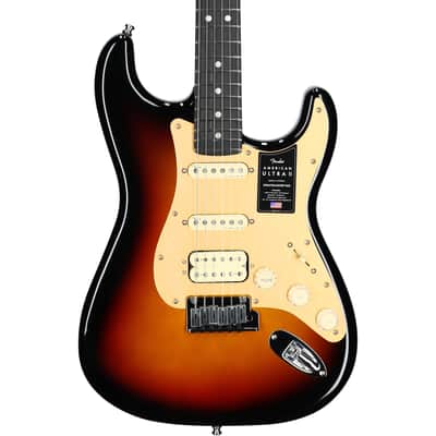 Fender American Ultra II Stratocaster HSS Electric Guitar, Ebony Fingerboard (with Case), Ultraburst image 5