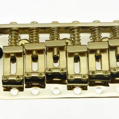 Vintage Guitar Stratocaster Strat Style Tremolo Bridge System in Gold image 5