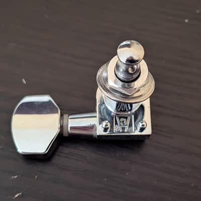 G&L G&L 6 In Line Chrome Tuners Left Hand - Chrome image 3