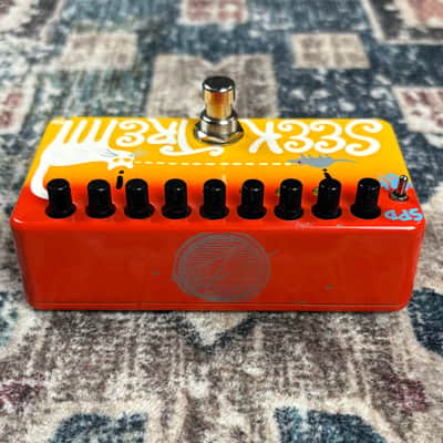 Zvex Seek Trem 10th Anniversary Hand Painted Tremolo Guitar Effect Pedal W/ Original Box! image 6