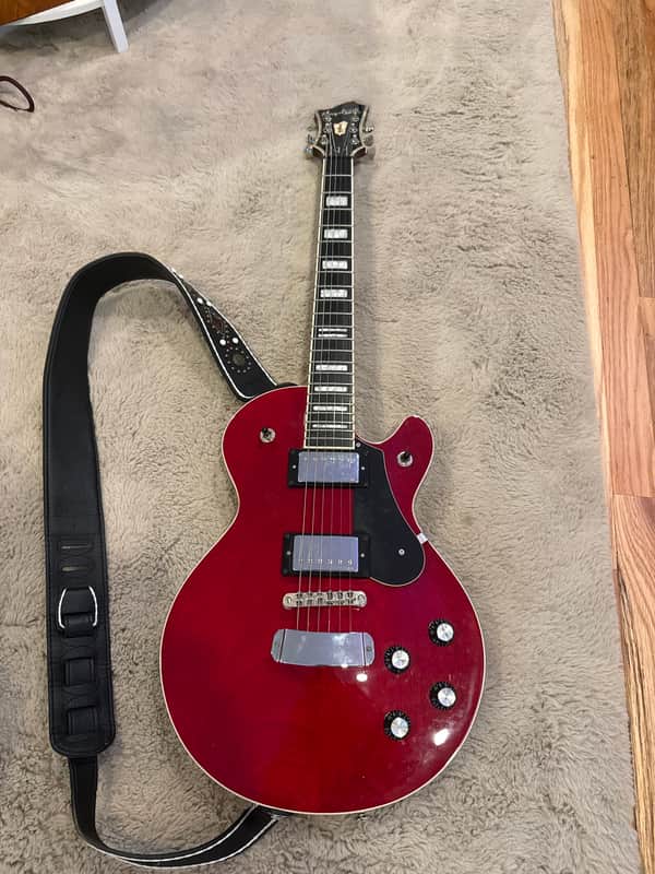 Hagstrom Northen Swede 2014 - Transparent Cherry Red image 1
