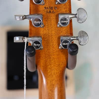Heritage Custom Shop Core Collection H-150 Electric Guitar with Case 2023 - Gold Top Artisan Aged image 10