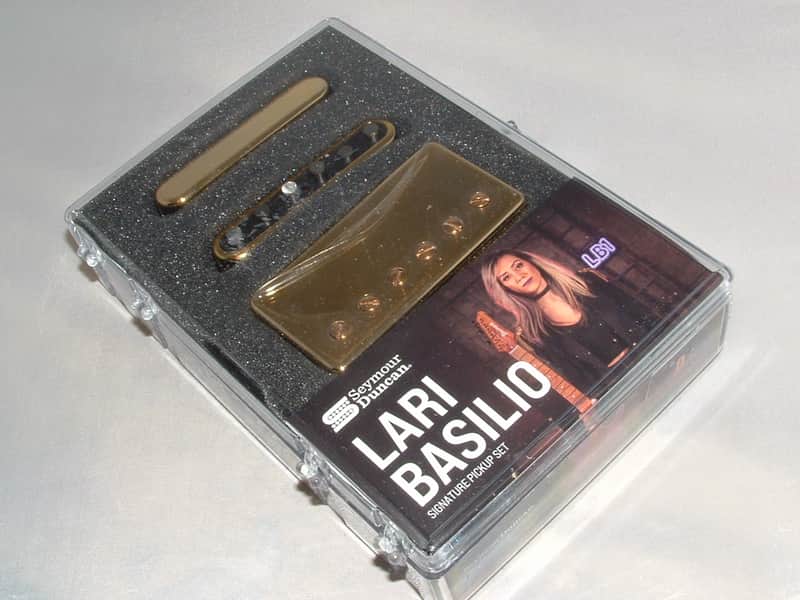 Seymour Duncan Lari Basilio Signature Tele Trembucker Set  (Gold)  New with Warranty image 1