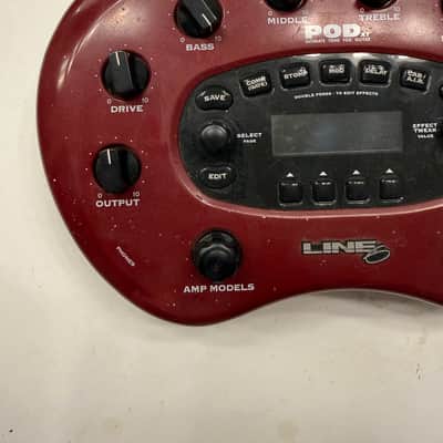 Line 6 POD XT Amp Simulator Emulator Multi Effects Processor + Power Supply image 2