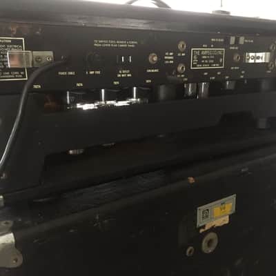 RANDY CALIFORNIA'S HISTORIC VINTAGE 1970 AMPEG V4 STACK 100W TUBE AMP SPIRIT!! image 14