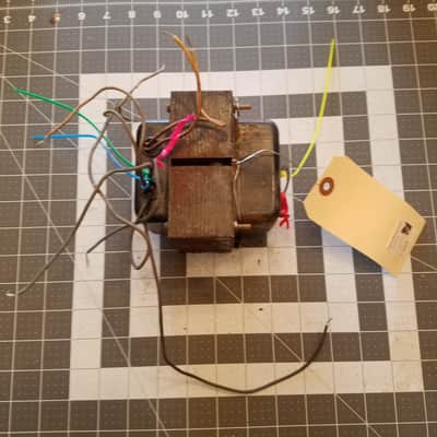 Midwest 620951  Vintage Power Transformer Tested 310-0-310 / 6.3 / 5 / 12.6 V HUGE 9 lb Tube Amp Project 1953 image 2