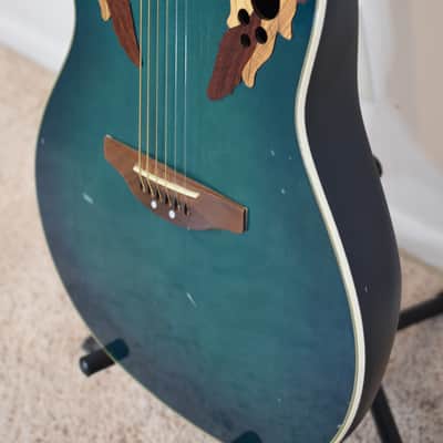 Ovation Celebrity CS-257 - Blue Transparent Burst - w/ OHSC image 3