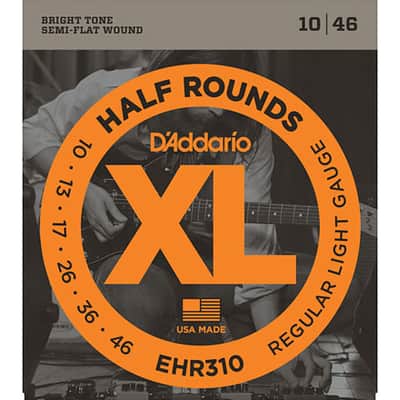 D'Addario EHR310 Half Rounds .010-046 image 1