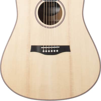 Seagull Artist Mosaic CW Dreadnought Acoustic-Electric Guitar, Solid Spruce Top image 1