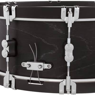 PDP by DW Concept Classic 14" Snare Drum - Ebony w/ Ebony Wood Hoops image 5