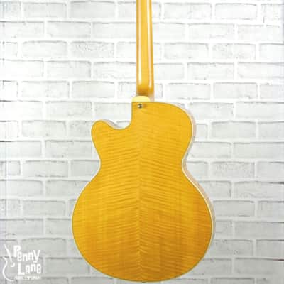 Epiphone Emperor MIJ Natural Electric Hollow Body Archtop Guitar with Gig Bag - 1987 image 2