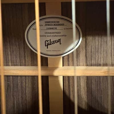 Gibson Hummingbird Studio Rosewood Satin Rosewood Burst image 7