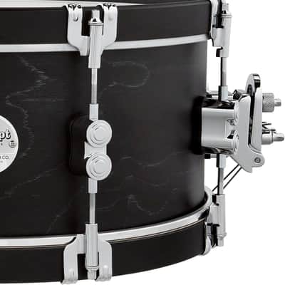 PDP by DW Concept Classic 14" Snare Drum - Ebony w/ Ebony Wood Hoops image 2