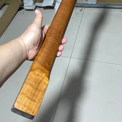 stainless steel 22 frets A+ Reverse headstock 22frets Roasted Maple Electric guitar neck Rosewood 25.5inch hole 10mm Radius:9.5inches.satin tele image 1