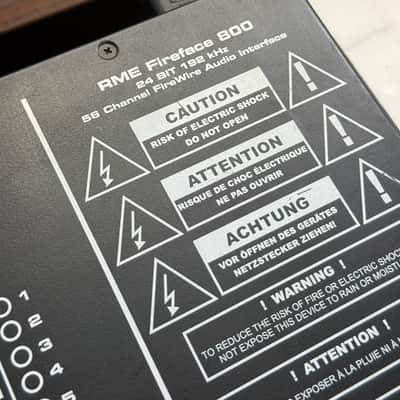 RME Fireface 800 Firewire Audio Interface image 13