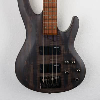 ESP LTD B-204SM- See Thru Black Satin image 2