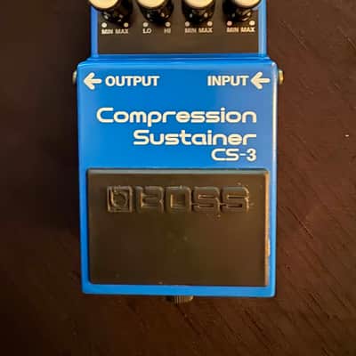 Boss CS-3 Compression Sustainer (Silver Label) 1997 - Present - Blue image 2