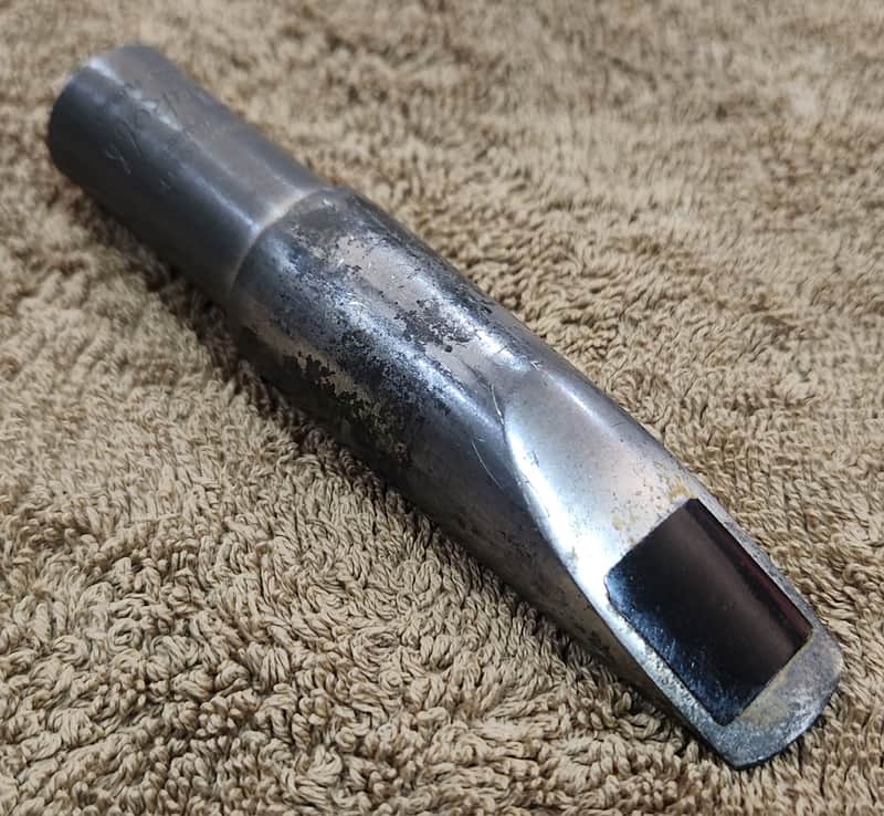 VINTAGE! Bobby Dukoff Super Power Chamber Miami Florida Mouthpiece Alto (D6) 1970s - Silverite image 1