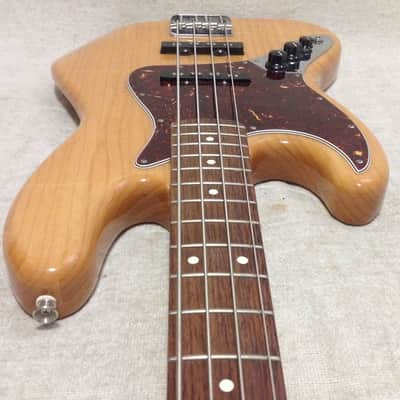 2007 Left Handed Lefty Fender Special Edition Deluxe Jazz Bass Natural Ash image 6
