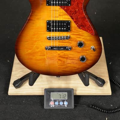 Knaggs Kenai J Maple Top H2 Electric Guitar Tobacco Burst w/ Case image 10